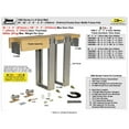 thumbnail image 2 of Johnson Hardware Jh15603080pf 1560 Series Pocket Door System Frame Kit For 36" X 96" Doors, 2 of 5
