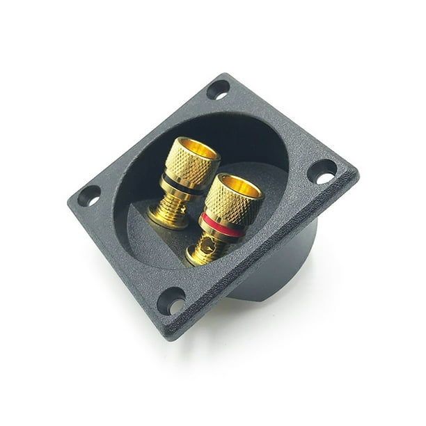 RABBITH Pure Copper Junction Clip Square Junction Box Banana Socket Speaker Terminal Speaker