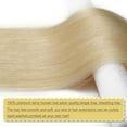 thumbnail image 3 of Benehair Wire In 100% Remy Human Hair Extensions Thick One Piece Headband Invisible No Clip Blonde for Women 16"-22", 3 of 10