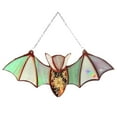 thumbnail image 1 of SGACAI Atrapasol de vidrio de colores con forma de murciélago para Halloween, para colgar en la ventana, arte acrílico para pared, 1 of 7