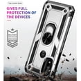 thumbnail image 3 of for Moto G Pure Phone Case, Moto G Power 2022 Case with HD Screen Protector, Military Grade Protective Cases with Ring for Moto G Pure (Silvery), 3 of 12