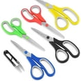 thumbnail image 2 of WWS-Heavy-Duty Multipurpose Scissors, 15 Pack 8-Inch & 1 Pack 4.1-Inch Sewing Scissors, Ultra Sharp Stainless Steel Blades, Comfort-Grip Handles, Ambidextrous, 2 of 4