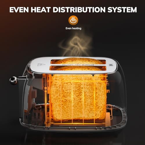 Keenstone 2 Slice Smart Toaster - Touchscreen, Stainless
