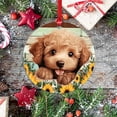 thumbnail image 6 of AatoeaX Brown Poodle Sunflower Ornament: Dog with Sunflowers, Transparent Acrylic, Hanging Keepsake for Pet Enthusiasts, Home Decor & Gifts, 6 of 7