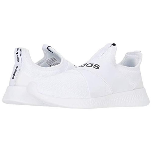 adidas womens Puremotion Adapt Running Shoe, White/Black/Dove Grey, 8.5 US Walmart.com