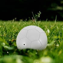 LULULION 1Set Soccer Training Football PVC White Round Football for DIY for Fan Gear