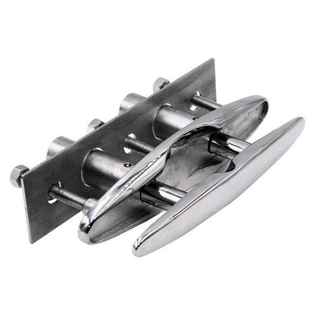 QualitChoice Cleat Boat Bolts Pull-Up Lift Cleats Mooring Dock Accessories Anti-Oxidative Hardware Open Flush Kayaks Line 120MM