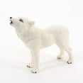 thumbnail image 1 of Juguete modelo de animal de vida silvestre de simulación, figura de acción de lobo Figura de acción de lobo aullando Figura de acción de lobo aullando Adornos elegantes y modernos, 1 of 8