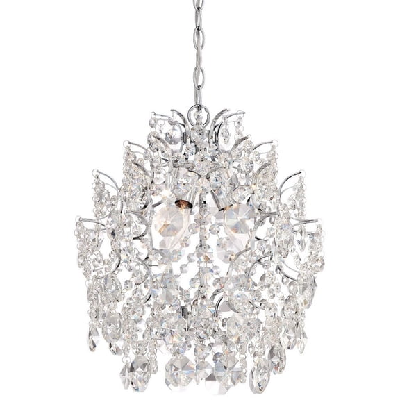 Minka Lavery - Mini Chandelier 3 Light Chrome in Traditional Style - 17 inches