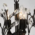 thumbnail image 6 of LUOLAX Modern Crystal Chandelier 7-Light Black Branches Ceiling Lamp Pendant Fixtures, 6 of 17