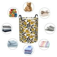 thumbnail image 6 of Balery Snake And Rose Round Laundry Basket with Handles Waterproof Freestanding Laundry Hamper for Clothes Toys in the Dorm and Family-, 6 of 8