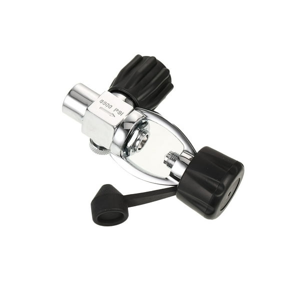 Wosthever Adaptador de llenado Cilindro de buceo Conector de llenado Tamaño compacto Instalación práctica Seguridad Operación simple Válvula Deportes acuáticos