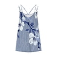 thumbnail image 6 of Taqqpue Women's Plus Size Tank Tops Sleeveless Cotton Flowy Floral Print V Neck Blouses Shirts Spaghetti Strap Summer Tops Casual Loose Fit Beach Vacation Tunic T Shirt for Women S-XXL, 6 of 6