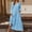 Light Blue, variant on IDALL Maxi Dresses,Casual Dresses Autumn Womens Button Cotton Retro Casual Long Sleeve Dress Long Sleeve Dress,Long Dresses,Flowy Dresses Dark Blue Dress L