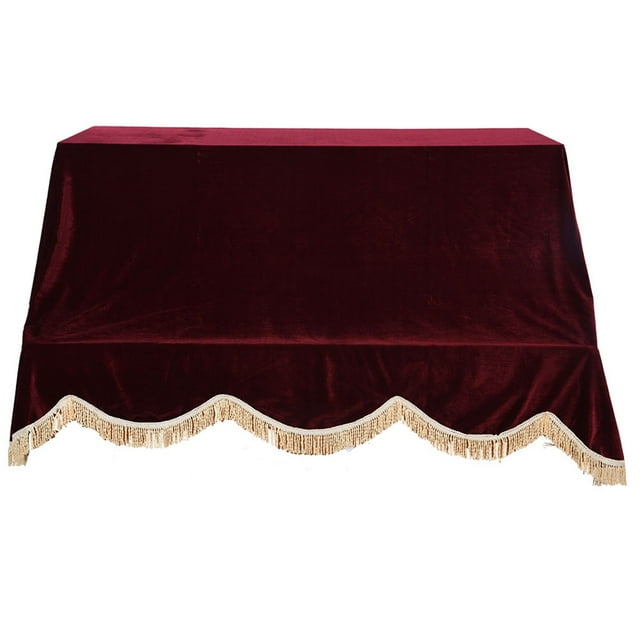 Piano Dust Cover, Upright Piano Dust Cover, Soft Pleuche Cloth Durable For Piano Upright Piano
