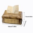 thumbnail image 3 of HongHeng Tissue Box Cover Large Rectangular – Nylon Tissue Box Holder, Long Rectangle Tissue Holder for Bathroom/Car/office Decor, 3 of 8