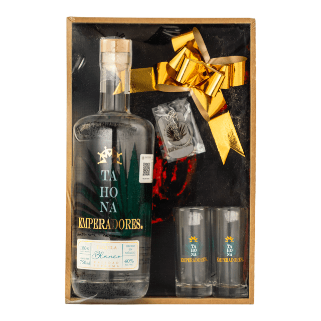 Tequila Emperadores Blanco Tahona con Estuche 750 Ml Emperadores Tequila, Blanco