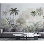 Muravie Soft Tropical Pattern 3D Wallpaper, Wall Decor