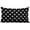Polka, variante sur Vargottam Housse de Coussin Carrée - Housses de Coussin Décoratives 12x12 Pouces, Imprimé Blanc & Noir, Housses de Coussin Carrées Décoratives