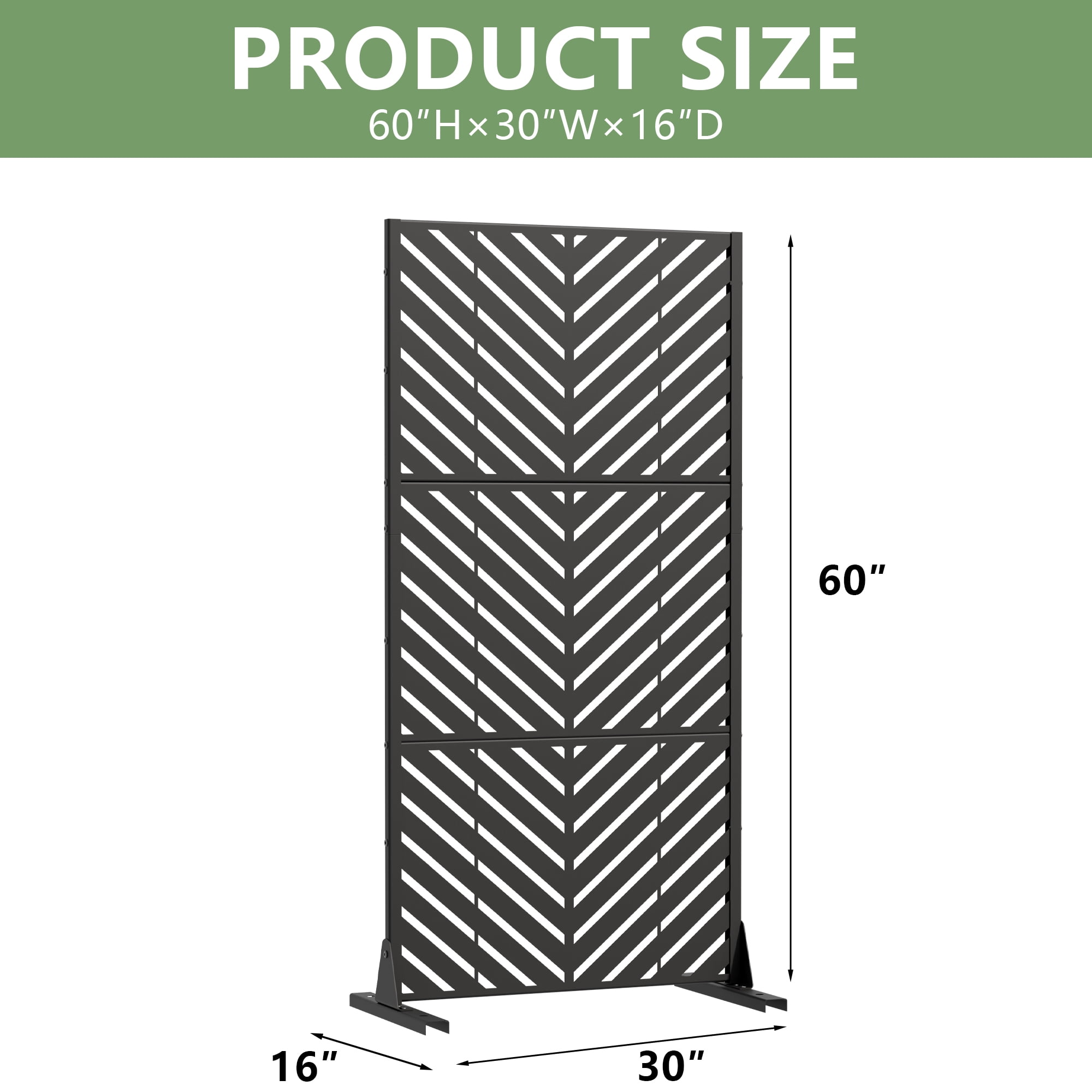 Privacy Metal Screen Fence Panel
