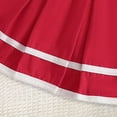 thumbnail image 5 of Paguaki Toddler Baby Girl Cheerleader Outfit Tops Skirt Set Cheer Outfit Halloween Cheerleading Clothes, 5 of 7