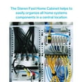 thumbnail image 4 of Steren FastHome 19-inch Surface Mount Enclosure - Your Hub for Structured Wiring Solutions, 4 of 7