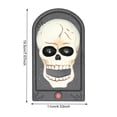 thumbnail image 3 of Anillos de puerta horribles de Halloween, sonido aterrador, fiesta en casa, accesorios espeluznantes (esqueleto), 3 of 3