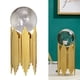 thumbnail image 4 of Bola de cristal con soporte, adornos, escultura, estatua, decoración de mesa, manualidades modernas C, 4 of 6