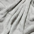 thumbnail image 4 of Light Gray, 30x40 inch Velvety Soft Classic Solid Plush Fleece Throw Blanket, 4 of 7