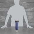 thumbnail image 2 of P0 Ultralight French Press Coffee Maker f Travel, Vacuum Insulated Stainless Steel, 16 Ounces, Aegean Blue, 2 of 4
