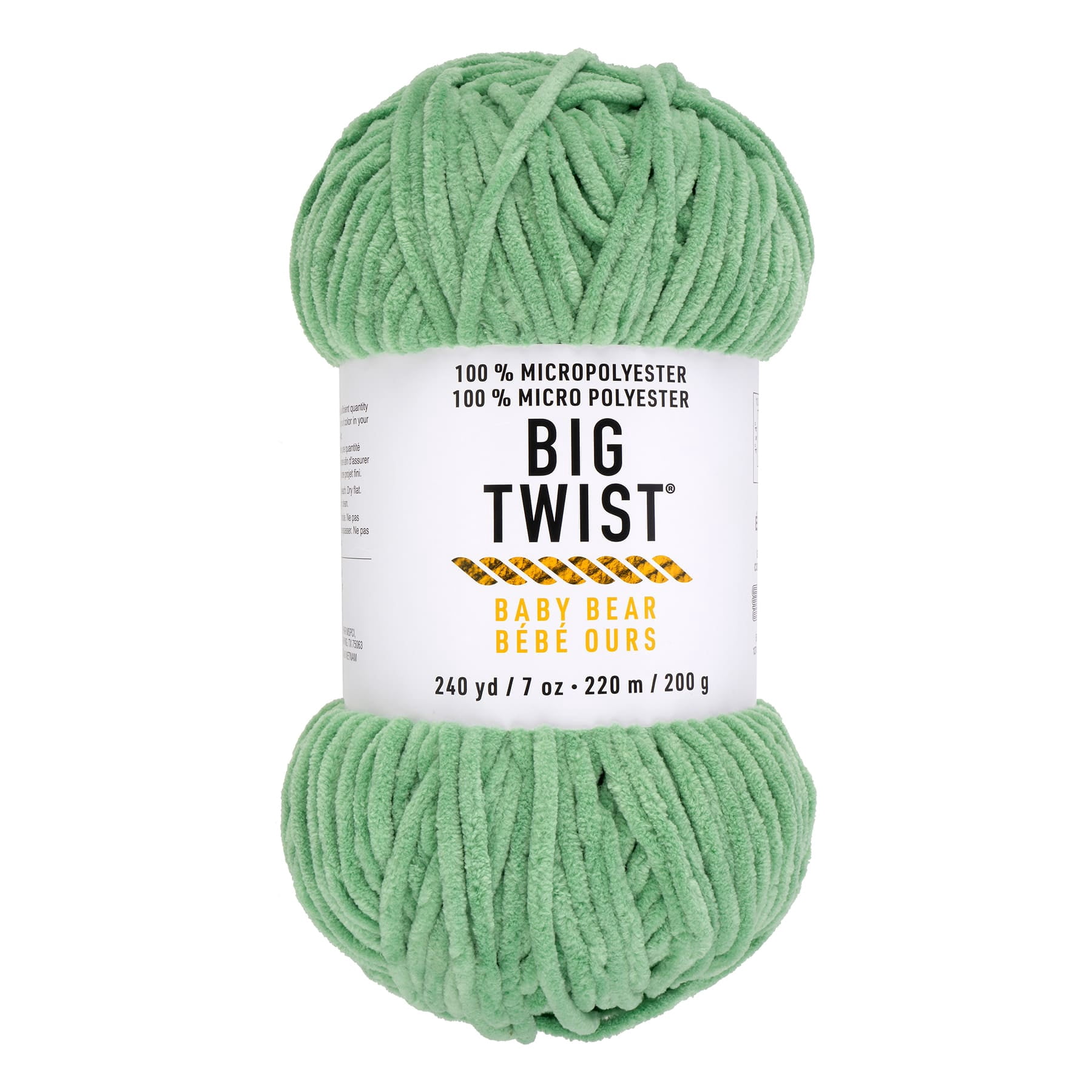 Big Twist Cozy Cub Yarn - Super Bulky (6) 100% Polyester Chenille Yarn, Soft & Plush for Knitting & Crochet Blankets, Hats, Scarves & Crafts, 241 yd / 7 oz Skein, 6 Pack