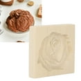 thumbnail image 4 of Wooden   Easy Release Reusable Washable Carved Biscuit Press   For Home Kitchen Baking, 4 of 8
