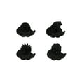 thumbnail image 5 of Naruto Akatsuki Itachi Obito Kisame Nagato Red Cloud Embossed Anime Manga Enamel Pin 4 Pack, 5 of 5