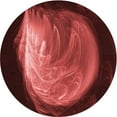 thumbnail image 1 of Ahgly Company Machine Washable Indoor Round Transitional Grapefruit Red Area Rugs, 4' Round, 1 of 7
