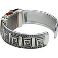 thumbnail image 2 of Blekon Collections Quartz 21mm Rectangle Concho Cuff Bangle Watch, 2 of 5