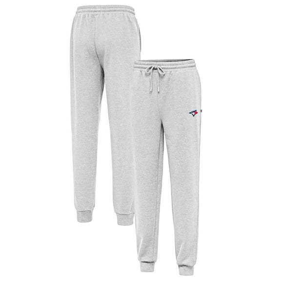 Men's Antigua Heather Gray Toronto Blue Jays Idol Jogger Pants