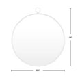 thumbnail image 5 of FirsTime & Co. Silver Marshall Wall Mirror, Modern, Round, 32.5 x 1 x 36 in, 5 of 5