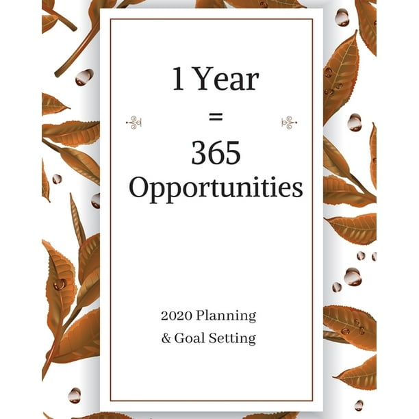 1 Year 365 Opportunities Planner Weekly Monthly And Daily Jan 1 To Dec 31 1 Year 365 Opportunities Planner Weekly Monthly And Daily Jan 1 To Dec 31