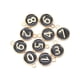 thumbnail image 4 of 2x10 Uds. 0 9 Colgantes de Números Esmaltados DIY Fabricación de Joyas Accesorios Decorativos de Superficie Lisa 3 piezas, 4 of 8