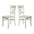 thumbnail image 5 of International Concepts Set of Two Charlotte X-Back Chairs, 5 of 13