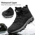 thumbnail image 4 of MeMoride Men's Waterproof Hiking Boots Outdoor Anti-Slip Mid Trekking Lightweight Mountaineering Shoes, 4 of 8