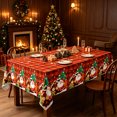 thumbnail image 2 of SLYNSHome Tablecloth For Christmas,Santa Claus Aluminum Foil Waterproof And Oilproof Xmas Table Cover, Holiday Party Decorations 137X183cm, 2 of 6
