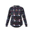 thumbnail image 5 of No Boundaries Plush Christmas Pullover Hoodie, Women's, 5 of 5