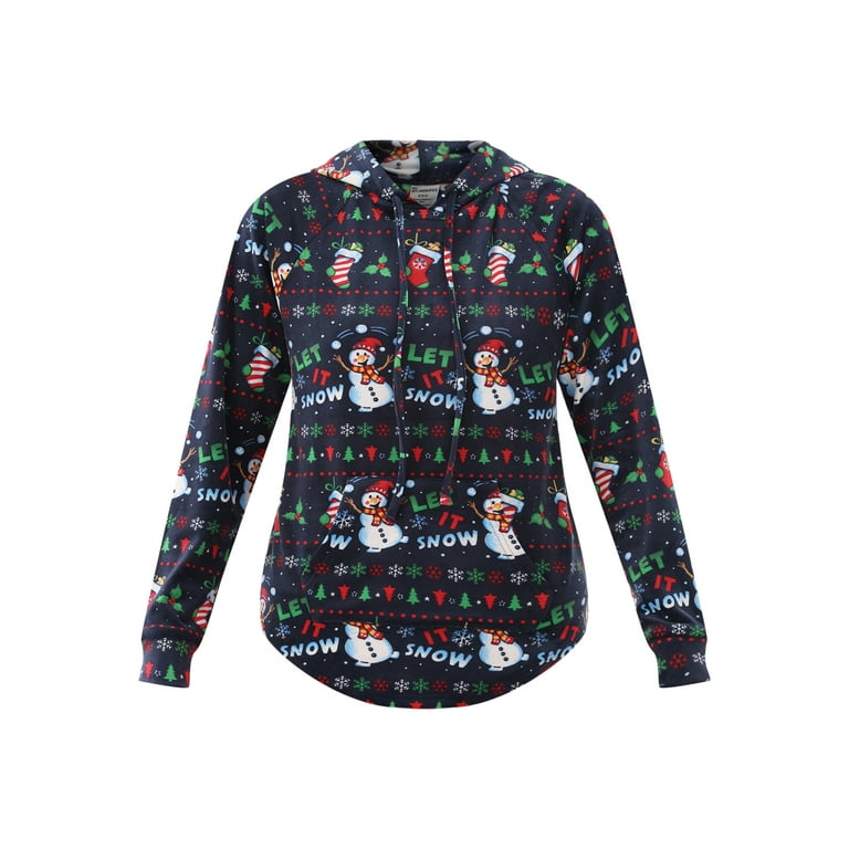 No Boundaries Plush Christmas Hoodie