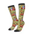 thumbnail image 2 of Balery Cartoon Fire Truck Fun Novelty Socks Men'S Women'S Crew Socks Funny Crazy Novelty Socks Quirky And Cool Socks, 2 of 9