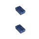 thumbnail image 2 of Sonducket Cajas de joyería coloridas con paquete Bowknot Caja de transporte para collares Embalaje de joyas Autoensamblaje Presente Azul oscuro Azul oscuro 2Conjunto, 2 of 6