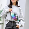 thumbnail image 3 of Women Bum Bag Belt Bags Holographic Fanny Pack Cute Waist Packs Fash Shoulder Ph Pouch For Travel, 3 of 5