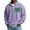 Purple, variant on Men's St. Patrick's Day Waffle Knit Pullover Long Sleeve Casual Graphic Shirt