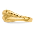 thumbnail image 4 of Solid 14k Yellow Gold Twisted Dome Ring Band Size 6, 4 of 6