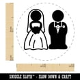 thumbnail image 2 of Bride and Groom Wedding Rubber Stamp for Scrapbooking Crafting Stamping - Mini 1/2 Inch, 2 of 7